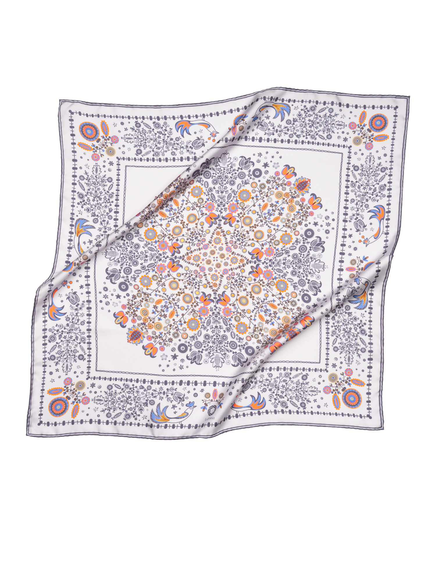 Картинка Шовкова хустина «Слобожанщина. Ранкова роса»